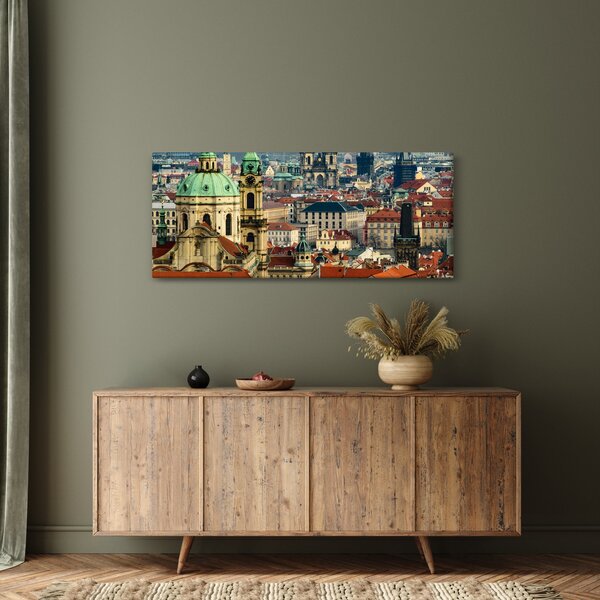 Kép - Prágai panoráma (120x50 cm)
