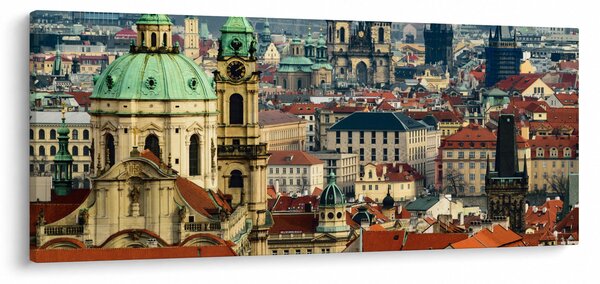 Kép - Prágai panoráma (120x50 cm)