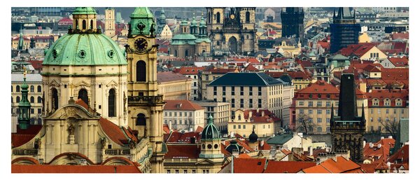 Kép - Prágai panoráma (120x50 cm)