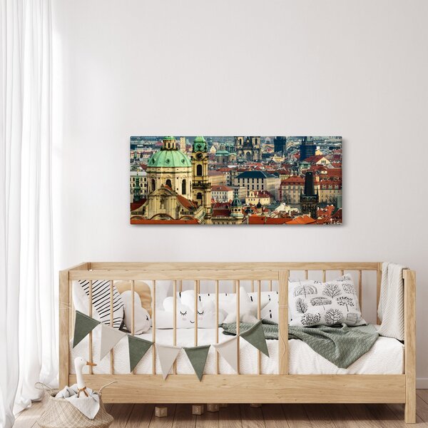 Kép - Prágai panoráma (120x50 cm)