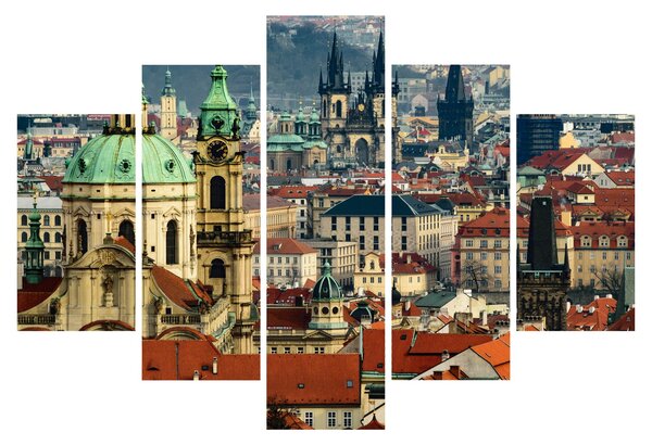 Kép - Prágai panoráma (150x105 cm)