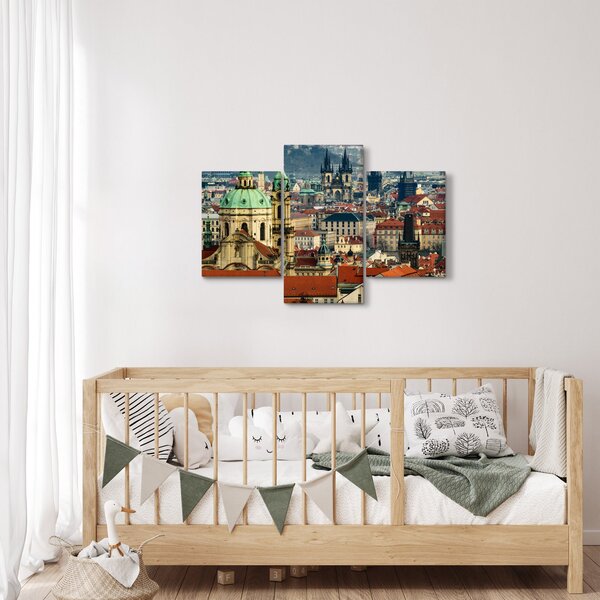 Kép - Prágai panoráma (90x60 cm)