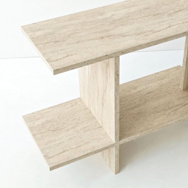 Hanah Home Side Table Travertine Essenziale - Travertine