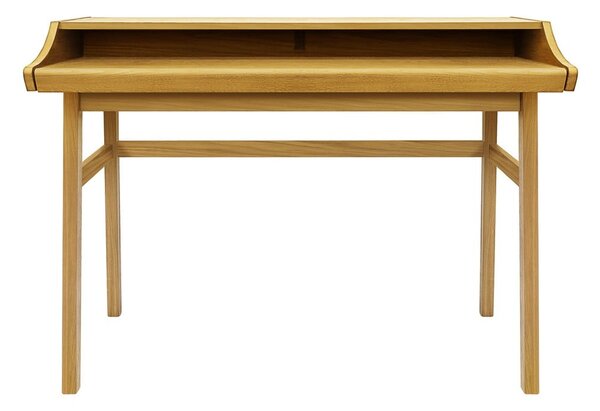 Szekreter típusú íróasztal tölgyfa dekorral 44x115 cm Carteret – Woodman