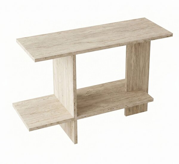 Hanah Home Side Table Travertine Essenziale - Travertine