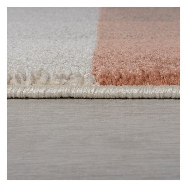 Plaza szürke-rózsaszín szőnyeg, 120 x 170 cm - Flair Rugs