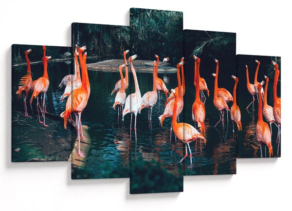 Flamingók csordája (150x105 cm)