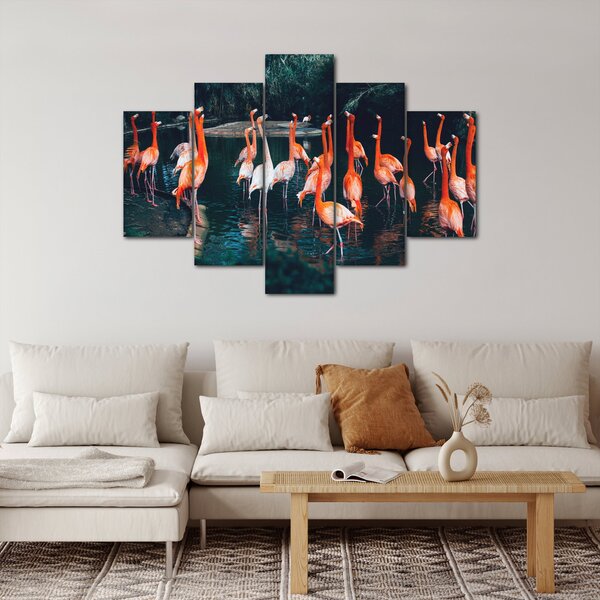 Flamingók csordája (150x105 cm)