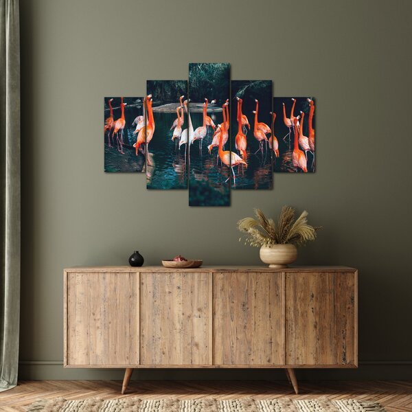 Flamingók csordája (150x105 cm)