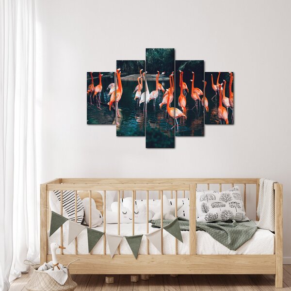 Flamingók csordája (150x105 cm)