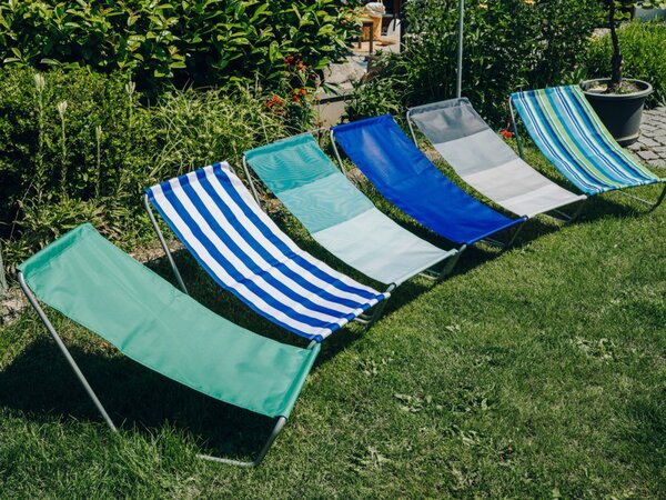 Szett 2 db összecsukható strandnyugágy SAND LEMON, színes