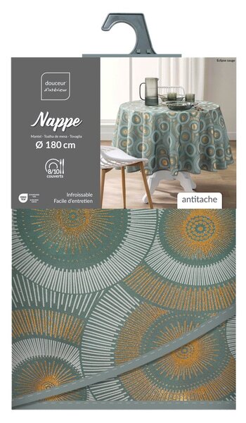 Asztalterítő ø 180 cm Eclipse – douceur d'intérieur