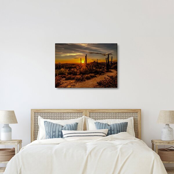 Kép - A nap vége az arizonai sivatagban (70x50 cm)