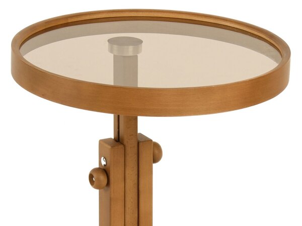 Hanah Home Side Table Walnut Opus Yuvarlak 40 - Walnut