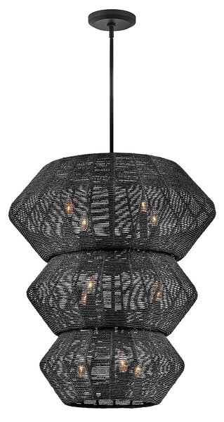 Quintiesse modern boho csillár luca fekete elsqn-luca-10p-bk-bk