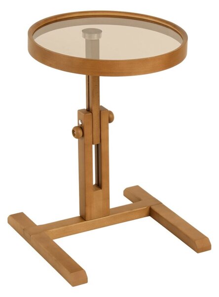 Hanah Home Side Table Walnut Opus Yuvarlak 40 - Walnut