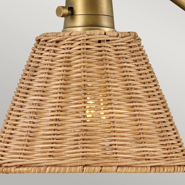 Hinkley lighting boho fali lámpa arti sárgaréz faipari elshk-arti-1w-hb-nr