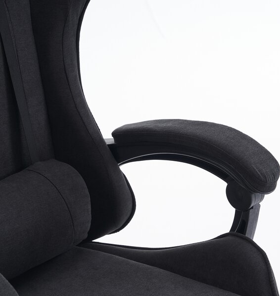 Warrior gamer szék, forgószék fekete szövet (BASIC-1-921-BLACK)