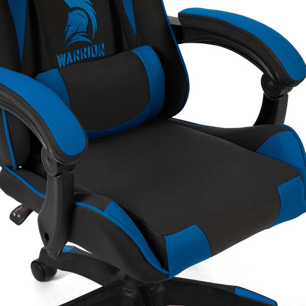 Szövet Gamer szék Warrior Basic 1-F kék-fekete