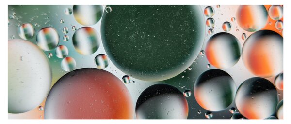 Absztrakt kép - buborékok (120x50 cm)