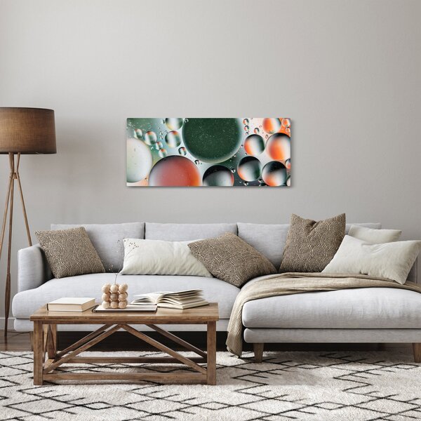 Absztrakt kép - buborékok (120x50 cm)