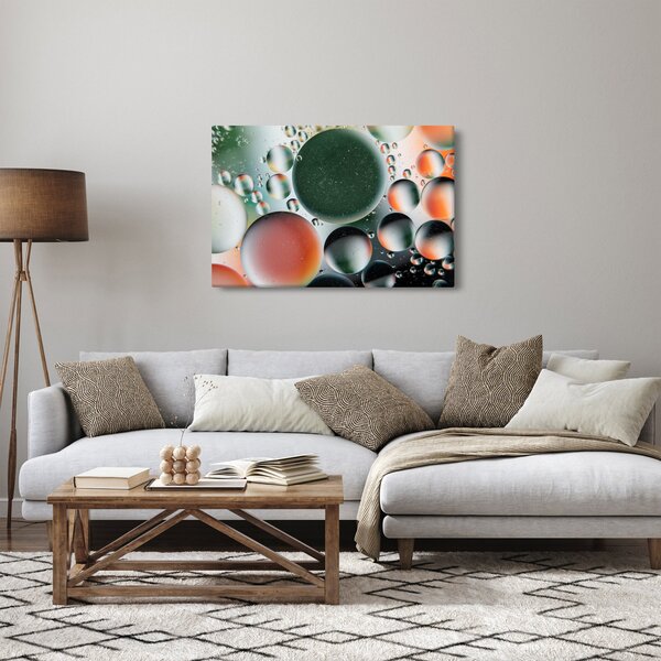 Absztrakt kép - buborékok (90x60 cm)