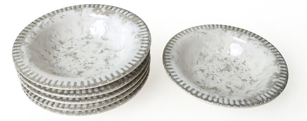 Hermia étkészlet (18 darabos) Fume White X00022727