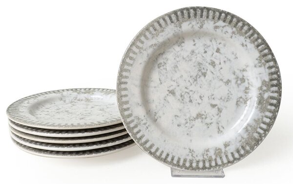 Hermia étkészlet (18 darabos) Fume White X00022727