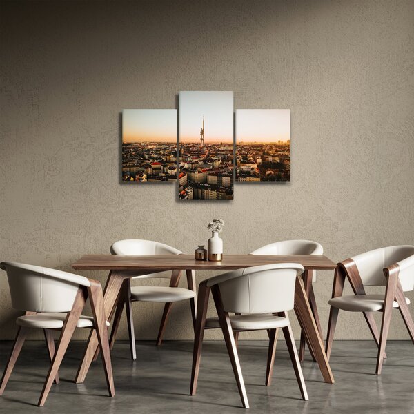 Naplemente Zizkov felett (90x60 cm)