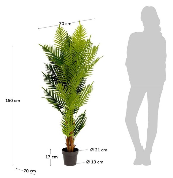 Fern műnövény, magasság 150 cm - Kave Home