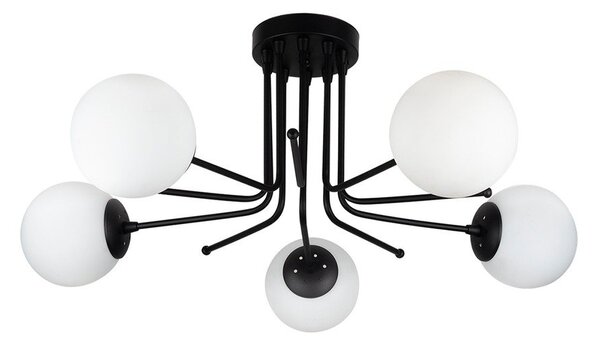 Star fekete mennyezeti lámpa, magasság 34 cm - Squid Lighting