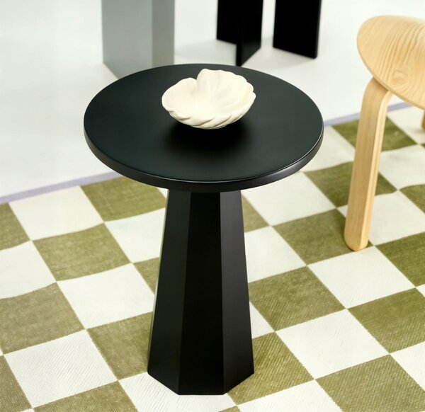 Hanah Home Lilyum 47 Fekete Lerakóasztal