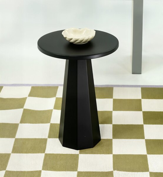 Hanah Home Lilyum 47 Fekete Lerakóasztal