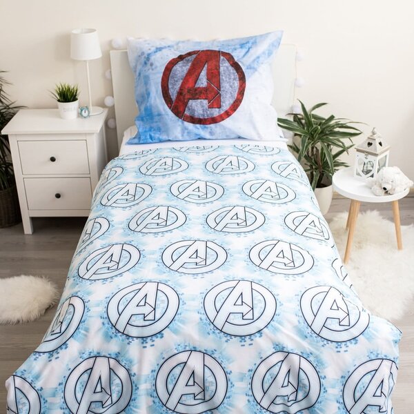 Avengers Heroes pamut gyerek ágyneműhuzat, 140 x 200 cm - Jerry Fabrics