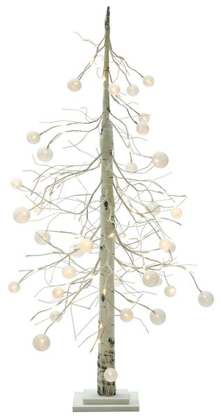 Kültéri dekoráció LED HOLAR 122 cm Karácsonyfa Fehér