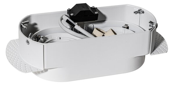 6 darabos, lekerekített, süllyesztett spotlámpa készlet fehér GU10 50mm 2-lámpás - Hubs