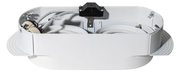 6 darabos, lekerekített, süllyesztett spotlámpa szett, fehér, GU10 70mm 2-fényű - Hubs