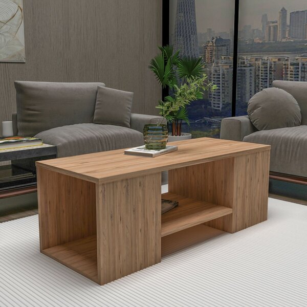 Hanah Home Coffee Table Set Atlantic Pine Beige Sartos - Atlantic Pine, Beige