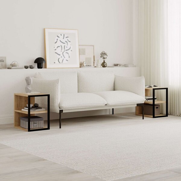 Hanah Home Side Table Set Sapphire Oak Echo - Sapphire Oak
