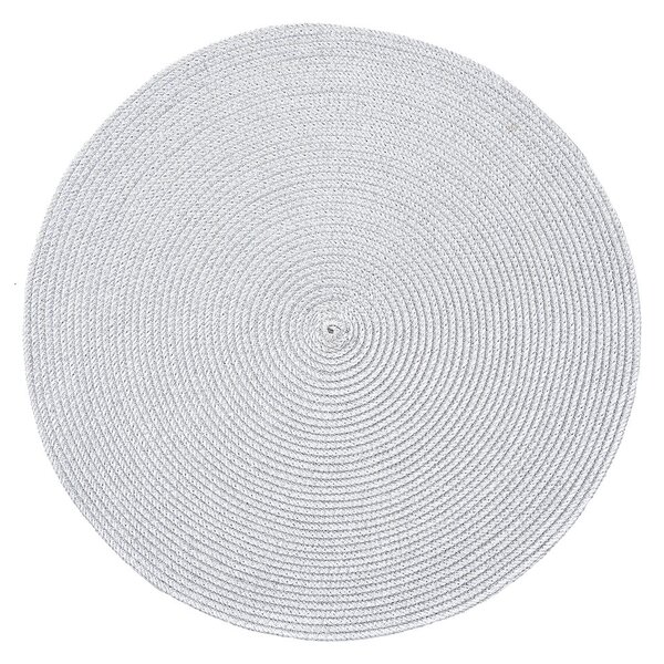 AMBIENTE étkezési alátét Ø38cm, ezüst