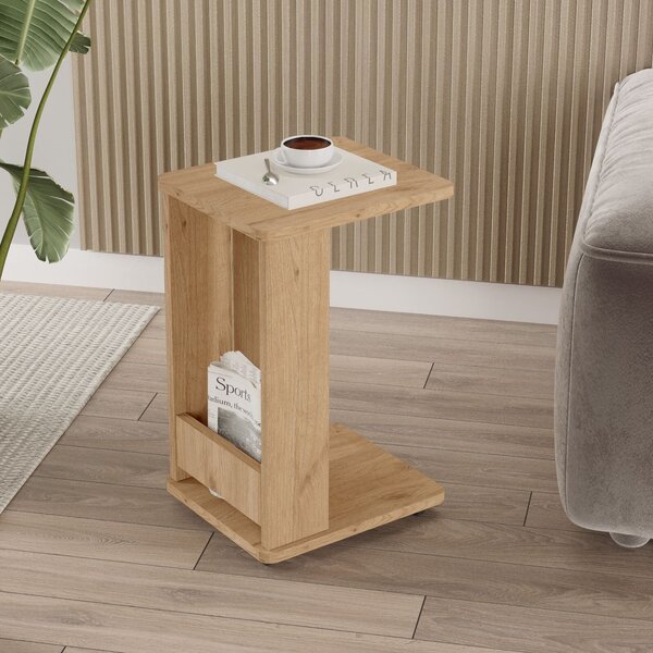 Hanah Home Oldalasztal Tölgy MIN1-S