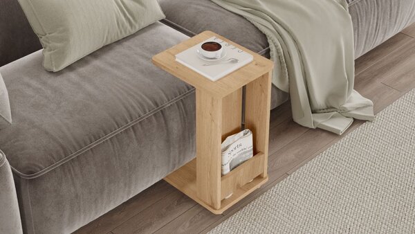 Hanah Home Oldalasztal Tölgy MIN1-S