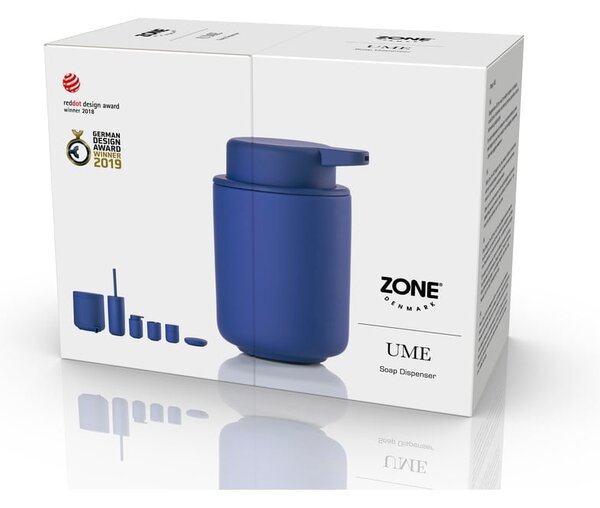 Kék agyagkerámia szappanadagoló 250 ml Ume – Zone
