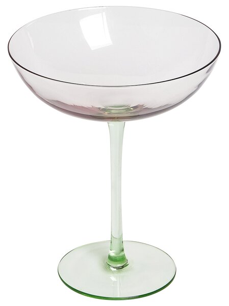 Négydarabos martinis pohárszett DIOPSIDE 250 ml Rózsaszín