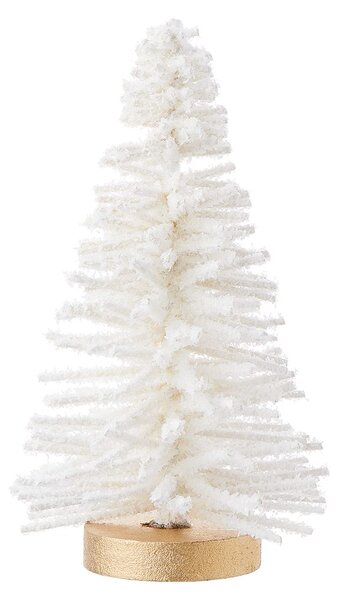 X-MAS csillámos dekor fenyő, havas 20 cm