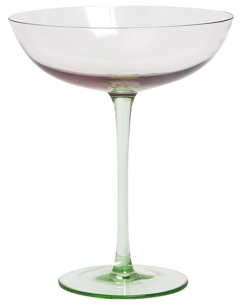Négydarabos martinis pohárszett DIOPSIDE 250 ml Rózsaszín