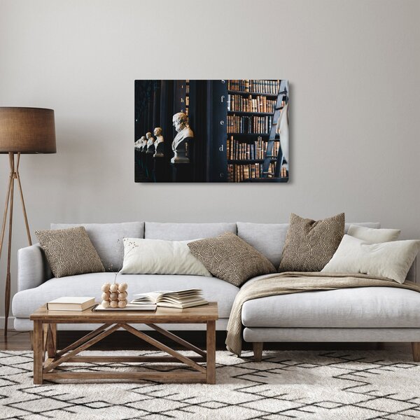Kép - A könyvtárban (90x60 cm)