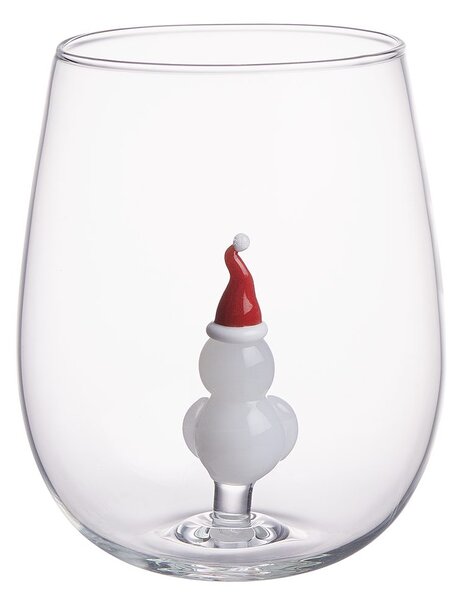 MERRY & JOY pohár, hóember 450 ml