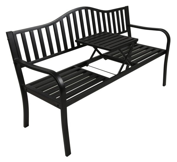 Fekete fém kerti pad Segula - Garden Pleasure