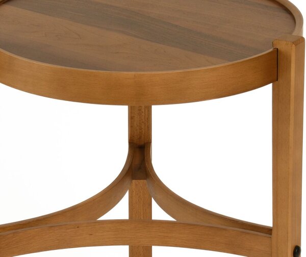 Hanah Home Nesting Table (2 Pieces) Walnut Ren 2 - Walnut v2
